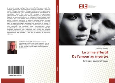 Le crime affectif De l’amour au meurtre