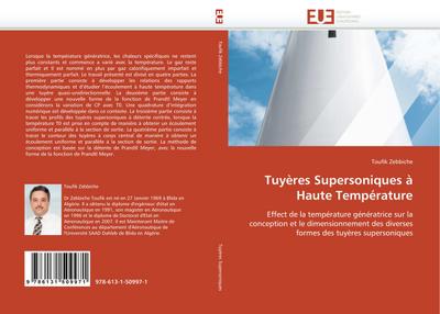 Tuyères Supersoniques à Haute Température - Toufik Zebbiche