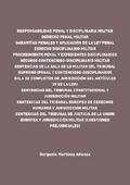 Responsabilidad penal y disciplinaria militar