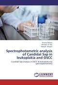 Spectrophotometric analysis of Candidal Sap in leu