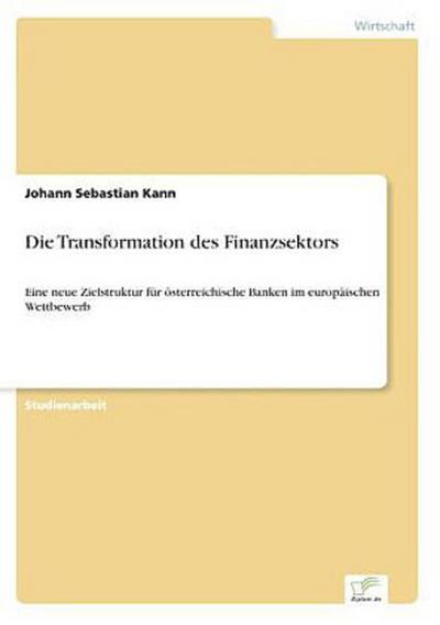 Die Transformation des Finanzsektors