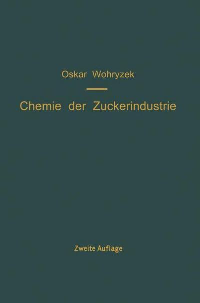 Chemie der Zuckerindustrie