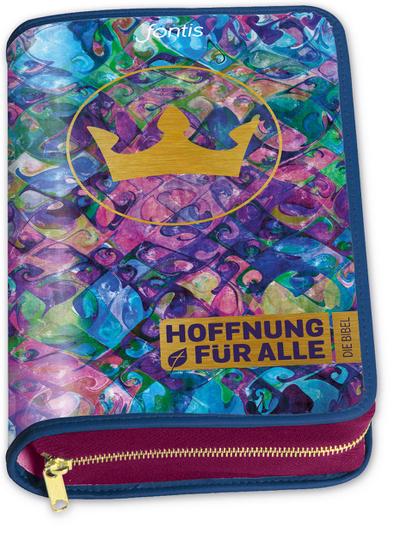 Hoffnung für alle. Die Bibel - Bibelhülle "Crown"
