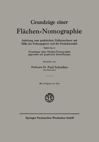 Grundzüge einer Flächen-Nomographie
