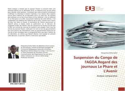 Suspension du Congo de l’AGOA.Regard des journaux Le Phare et L’Avenir