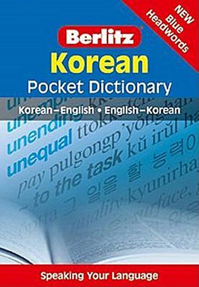 Berlitz Korean Pocket Dictionary
