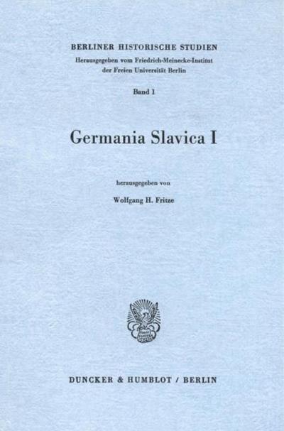 Germania Slavica I.