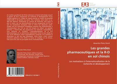Les grandes pharmaceutiques et la R-D en sol chinois
