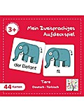 Mein Zweisprachiges Aufdeckspiel, Tiere, Türkisch (Kinderspiel)