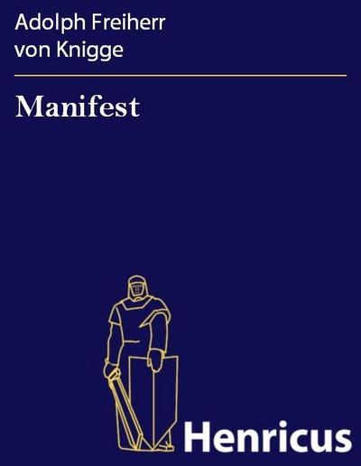 Manifest