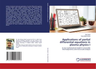 Applications of partial differential equations in plasma physics I