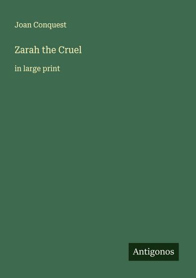 Zarah the Cruel