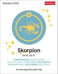 Skorpion Sternzeichenkalender 2026 - Tagesabreißkalender - Ihr Horoskop für jeden Tag