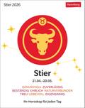 Stier Sternzeichenkalender 2026 - Tagesabreißkalender - Ihr Horoskop für jeden Tag