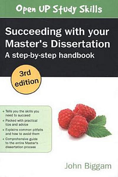 Succeeding with Your Master’s Dissertation