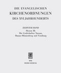 Die evangelischen Kirchenordnungen des XVI. Jahrhu