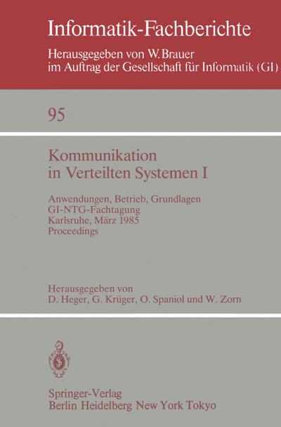 Kommunikation in Verteilten Systemen I