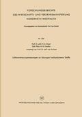 Lichtzerstreuungsmessungen an Lösungen hochpolymer