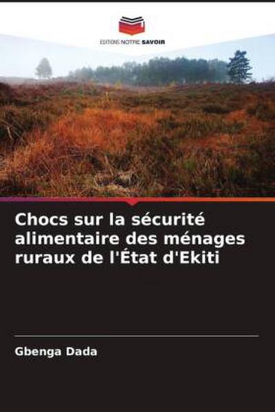 Chocs sur la sécurité alimentaire des ménages ruraux de l’État d’Ekiti