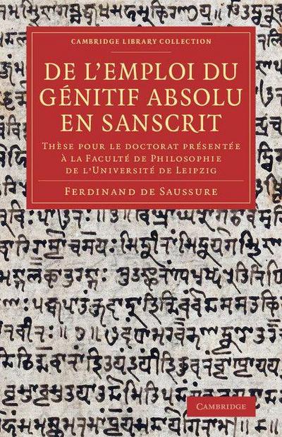 De l’emploi du génitif absolu en Sanscrit