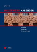 Mauerwerk-Kalender 2016