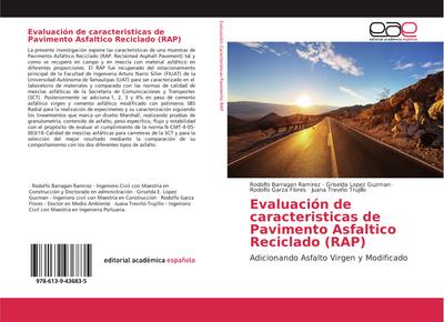 Evaluación de caracteristicas de Pavimento Asfaltico Reciclado (RAP)