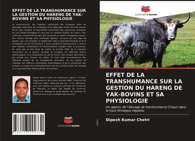 EFFET DE LA TRANSHUMANCE SUR LA GESTION DU HARENG DE YAK-BOVINS ET SA PHYSIOLOGIE