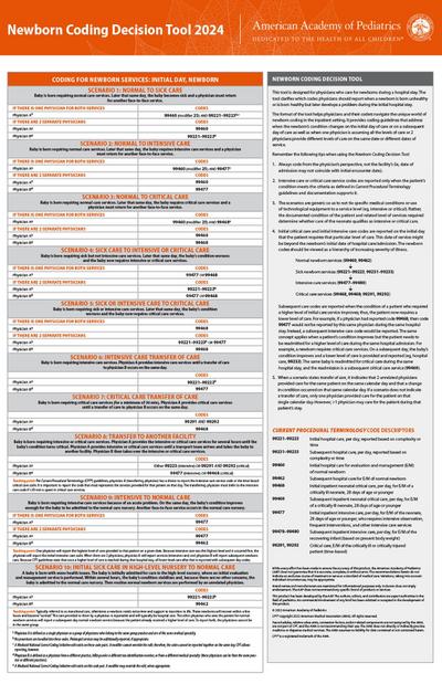 Newborn Coding Decision Tool 2024