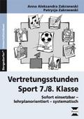 Vertretungsstunden Sport 7./8. Klasse