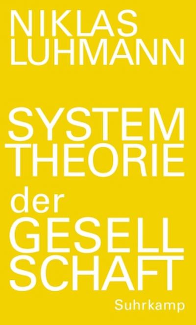 Systemtheorie der Gesellschaft