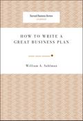 How to Write a Great Business Plan