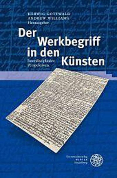 Der Werkbegriff in den Künsten