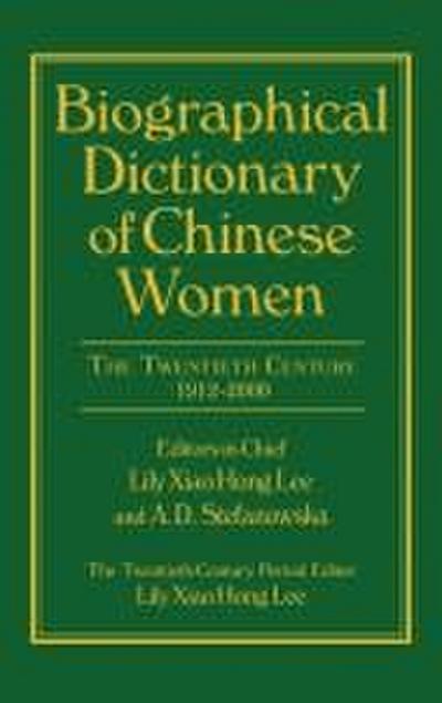 Biographical Dictionary of Chinese Women