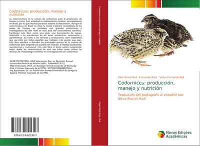 Codornices: producción, manejo y nutrición