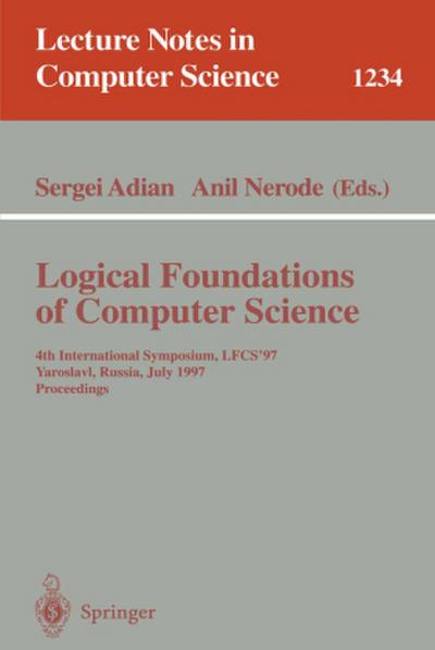 Logical Foundations of Computer Science