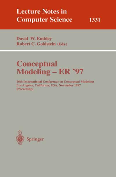 Conceptual Modeling - ER ’97