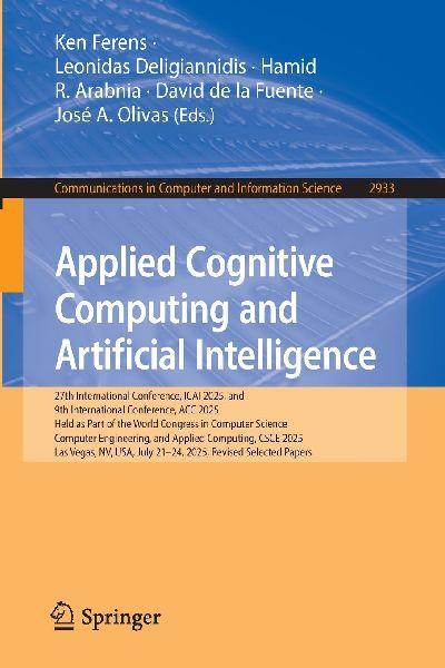 Applied Cognitive Computing and Artificial Intelligence