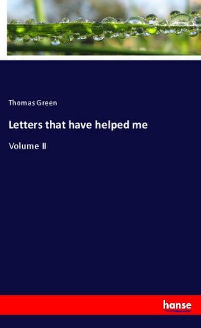 Letters that have helped me