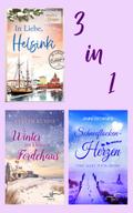 Winterroman-Bundle: Winter im kleinen Fördehaus, Schneeflockenherzen über Sankt Peter-Ording & In Liebe, Helsinki