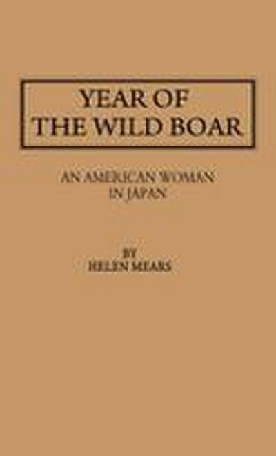 Year of the Wild Boar