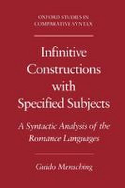 Infinitive Constructions with Specified Subjects