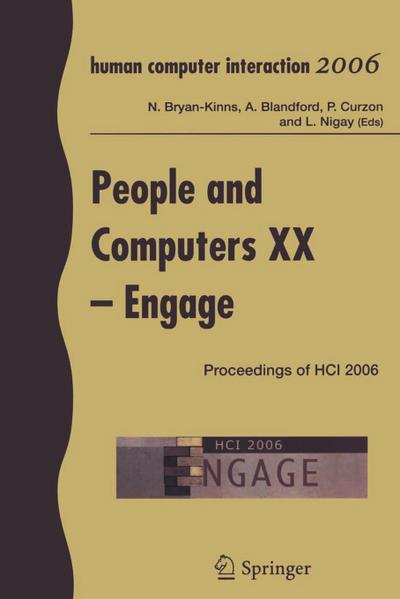 People and Computers XX - Engage