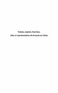 Statuts emplois fonctions roles et repre