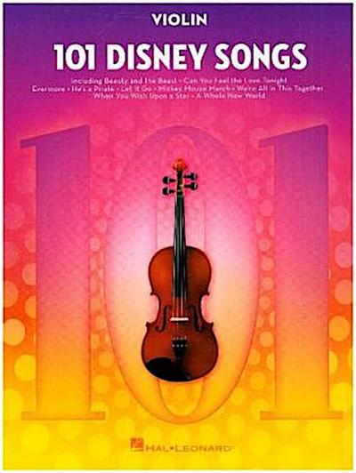 101 Disney Songs -For Violin