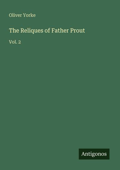 The Reliques of Father Prout