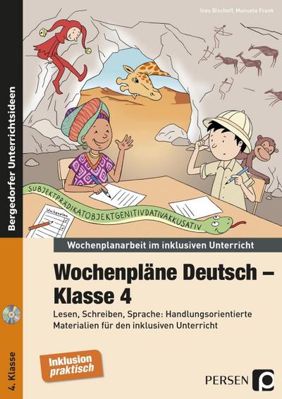 Wochenpläne Deutsch - Klasse 4, m. 1 CD-ROM