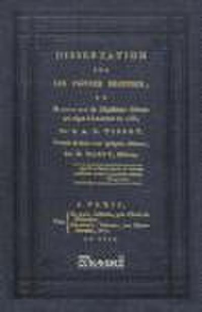 Dissertation sur les fièvres bilieuses : et histoire de l’epidémie bilieuse qui régna à Lausanne en 1755