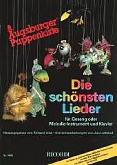 Augsburger Puppenkiste, Die schönsten Lieder, für Gesang oder Melodie-Instrument und Klavier