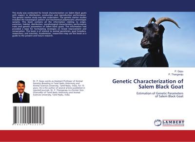 Genetic Characterization of Salem Black Goat