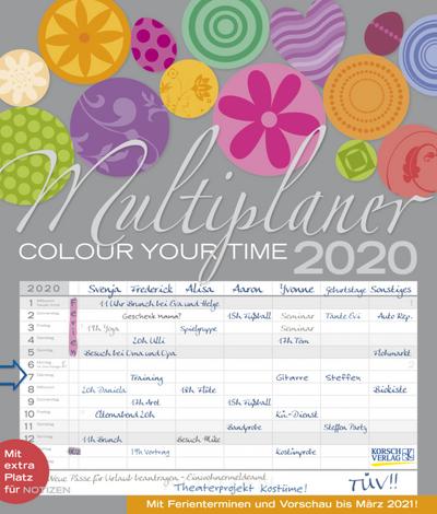 Multiplaner - Colour your time 2020